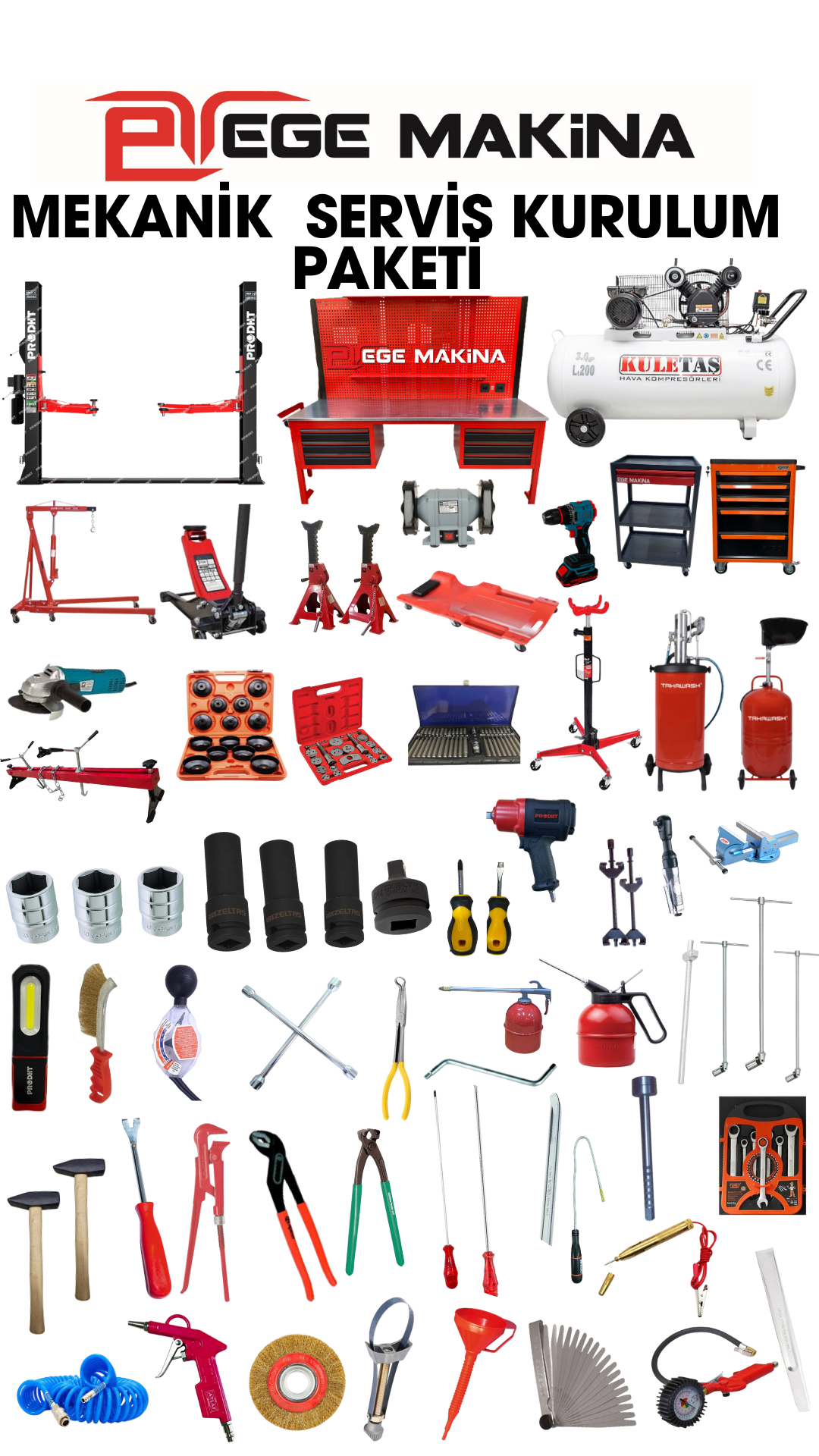 MEKANİK SERVİS KURULUM SETİ