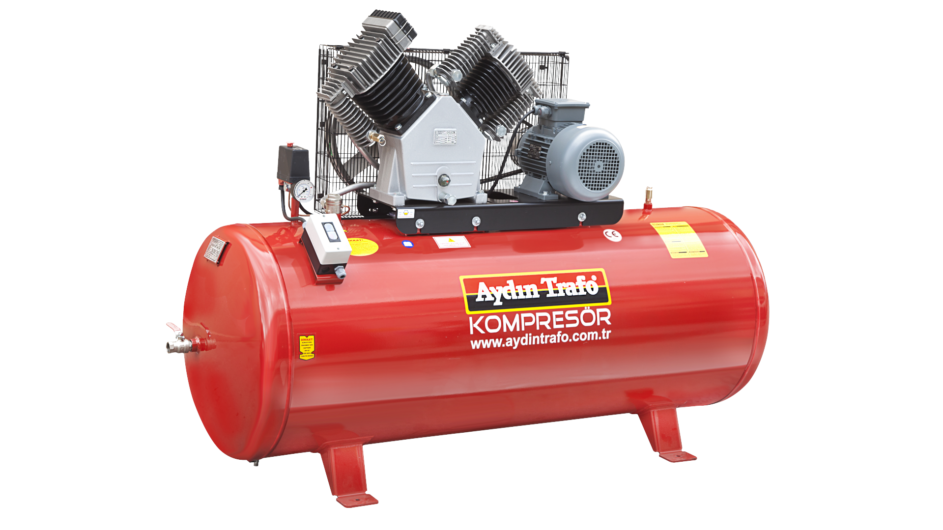 AYDIN TRAFO 300 LT 12 BAR 5.5 HP PİSTONLU KOMPRESÖR
