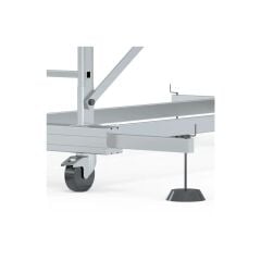 2x2 4 Metre Alüminyum Teleskopik İskele Merdiven