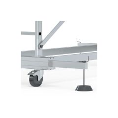 2x2,5 5 Metre Alüminyum Teleskopik İskele Merdiven