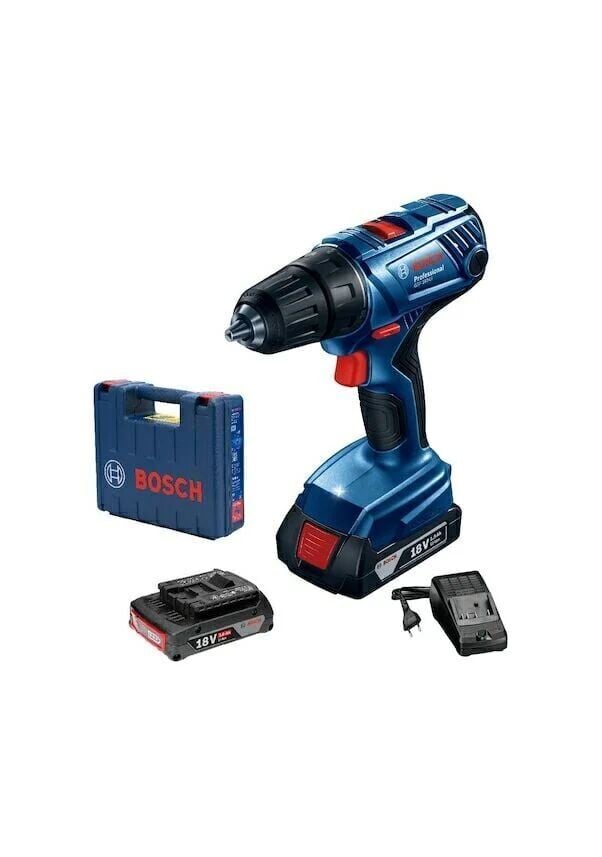 Bosch GSR 180-LI Çift Akülü 2 Ah Darbesiz Matkap 06019F8109