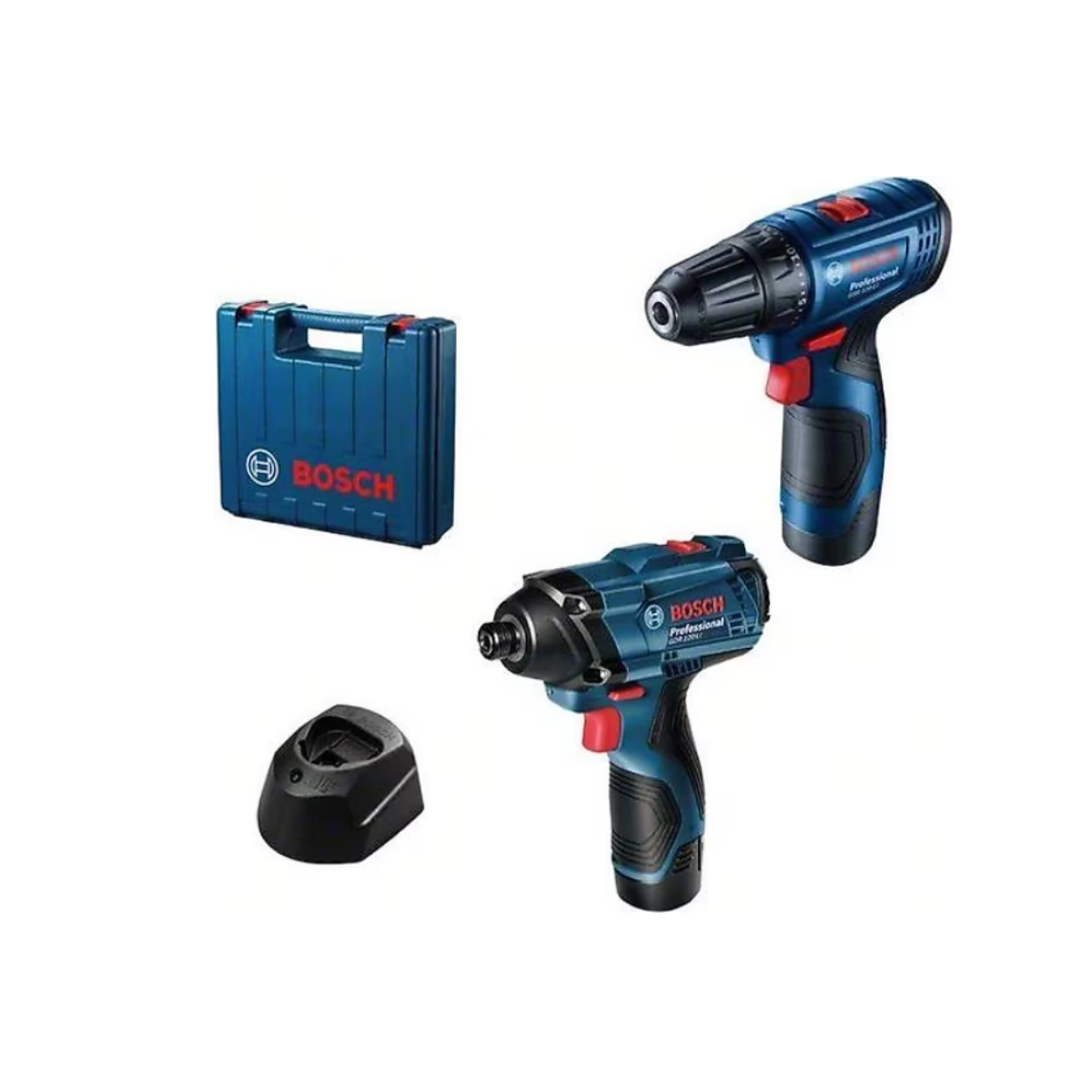 Gsr 120-LI + Gdr 120-LI (2x2,0 Ah Plastik) (Cordless Drill Driver GSR12) - 06019G8023